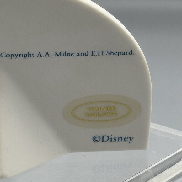 Vtg Disney Pooh and Friends Logo Sign Winnie the Pooh Piglet Figurine Plaque - Picture 5 of 15